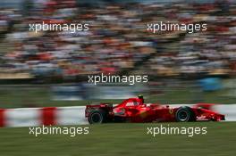 12.05.2007 Barcelona, Spain,  Kimi Raikkonen (FIN), Räikkönen, Scuderia Ferrari, F2007 - Formula 1 World Championship, Rd 4, Spanish Grand Prix, Saturday Qualifying