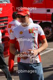 12.05.2007 Barcelona, Spain,  Kimi Raikkonen (FIN), Räikkönen, Scuderia Ferrari - Formula 1 World Championship, Rd 4, Spanish Grand Prix, Saturday