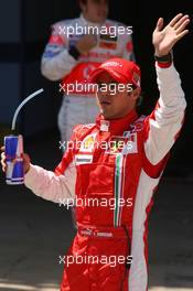 12.05.2007 Barcelona, Spain,  Felipe Massa (BRA), Scuderia Ferrari beats Fernando Alonso (ESP), McLaren Mercedes to pole position - Formula 1 World Championship, Rd 4, Spanish Grand Prix, Saturday Qualifying