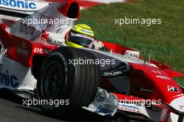 12.05.2007 Barcelona, Spain,  Ralf Schumacher (GER), Toyota Racing, TF107 - Formula 1 World Championship, Rd 4, Spanish Grand Prix, Saturday Practice