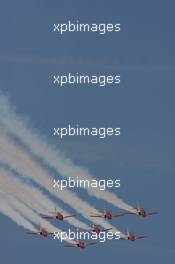 12.05.2007 Barcelona, Spain,  An air display at the circuit - Formula 1 World Championship, Rd 4, Spanish Grand Prix, Saturday Qualifying