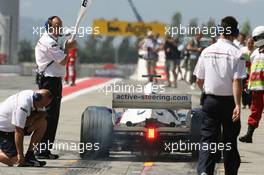 12.05.2007 Barcelona, Spain,  Robert Kubica (POL), BMW Sauber F1 Team, F1.07 - Formula 1 World Championship, Rd 4, Spanish Grand Prix, Saturday Practice