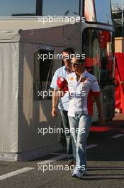 12.05.2007 Barcelona, Spain,  Michael Schumacher (GER), Scuderia Ferrari, Advisor - Formula 1 World Championship, Rd 4, Spanish Grand Prix, Saturday