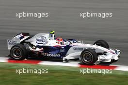 12.05.2007 Barcelona, Spain, Robert Kubica (POL), BMW Sauber F1 Team, F1.07 - Formula 1 World Championship, Rd 4, Spanish Grand Prix, Saturday Qualifying