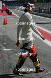 12.05.2007 Barcelona, Spain,  Giancarlo Fisichella (ITA), Renault F1 Team - Formula 1 World Championship, Rd 4, Spanish Grand Prix, Saturday Practice