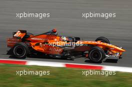 12.05.2007 Barcelona, Spain,  Adrian Sutil (GER), Spyker F1 Team, F8-VII - Formula 1 World Championship, Rd 4, Spanish Grand Prix, Saturday Qualifying