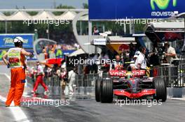 12.05.2007 Barcelona, Spain,  Lewis Hamilton (GBR), McLaren Mercedes, MP4-22 - Formula 1 World Championship, Rd 4, Spanish Grand Prix, Saturday Qualifying