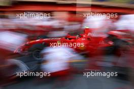 Scuderia Ferrari pitstop practice  - Formula 1 World Championship, Rd 4, Spanish Grand Prix, Saturday