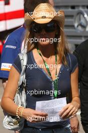 12.05.2007 Barcelona, Spain,  A girl in the paddock - Formula 1 World Championship, Rd 4, Spanish Grand Prix, Saturday