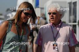 12.05.2007 Barcelona, Spain,  A woman and a man with a granny hair style in the paddock - Formula 1 World Championship, Rd 4, Spanish Grand Prix, Saturday