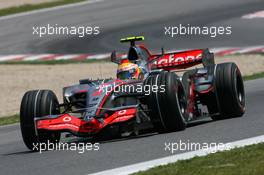 12.05.2007 Barcelona, Spain,  Lewis Hamilton (GBR), McLaren Mercedes, MP4-22 - Formula 1 World Championship, Rd 4, Spanish Grand Prix, Saturday Qualifying