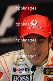 12.05.2007 Barcelona, Spain,  Fernando Alonso (ESP), McLaren Mercedes - Formula 1 World Championship, Rd 4, Spanish Grand Prix, Saturday Press Conference