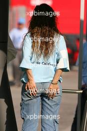 12.05.2007 Barcelona, Spain,  A girl in the paddock - Formula 1 World Championship, Rd 4, Spanish Grand Prix, Saturday