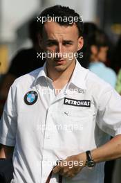 12.05.2007 Barcelona, Spain,  Robert Kubica (POL),  BMW Sauber F1 Team - Formula 1 World Championship, Rd 4, Spanish Grand Prix, Saturday