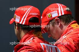 12.05.2007 Barcelona, Spain,  Kimi Raikkonen (FIN), Räikkönen, Scuderia Ferrari, Felipe Massa (BRA), Scuderia Ferrari - Formula 1 World Championship, Rd 4, Spanish Grand Prix, Saturday Qualifying