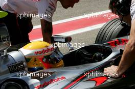 12.05.2007 Barcelona, Spain,  Lewis Hamilton (GBR), McLaren Mercedes, MP4-22 - Formula 1 World Championship, Rd 4, Spanish Grand Prix, Saturday Practice