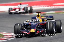 12.05.2007 Barcelona, Spain,  David Coulthard (GBR), Red Bull Racing, RB3 - Formula 1 World Championship, Rd 4, Spanish Grand Prix, Saturday Qualifying