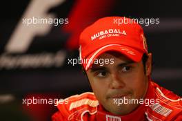 12.05.2007 Barcelona, Spain,  Felipe Massa (BRA), Scuderia Ferrari - Formula 1 World Championship, Rd 4, Spanish Grand Prix, Saturday Press Conference