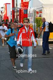 12.05.2007 Barcelona, Spain,  Michael Schumacher (GER), Scuderia Ferrari, Advisor - Formula 1 World Championship, Rd 4, Spanish Grand Prix, Saturday