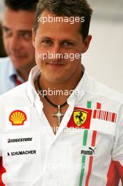 12.05.2007 Barcelona, Spain,  Michael Schumacher (GER), Scuderia Ferrari, Advisor - Formula 1 World Championship, Rd 4, Spanish Grand Prix, Saturday