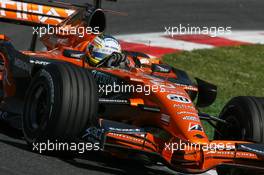 12.05.2007 Barcelona, Spain,  Adrian Sutil (GER), Spyker F1 Team, F8-VII - Formula 1 World Championship, Rd 4, Spanish Grand Prix, Saturday Practice