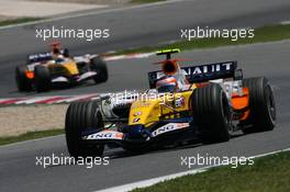 12.05.2007 Barcelona, Spain,  Heikki Kovalainen (FIN), Renault F1 Team, R27 - Formula 1 World Championship, Rd 4, Spanish Grand Prix, Saturday Qualifying