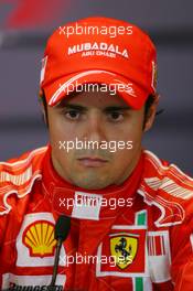 12.05.2007 Barcelona, Spain,  Felipe Massa (BRA), Scuderia Ferrari - Formula 1 World Championship, Rd 4, Spanish Grand Prix, Saturday Press Conference