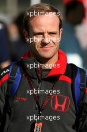 12.05.2007 Barcelona, Spain,  Rubens Barrichello (BRA), Honda Racing F1 Team - Formula 1 World Championship, Rd 4, Spanish Grand Prix, Saturday