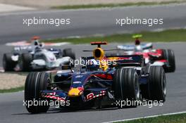 12.05.2007 Barcelona, Spain,  David Coulthard (GBR), Red Bull Racing, RB3 - Formula 1 World Championship, Rd 4, Spanish Grand Prix, Saturday Qualifying