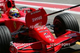 12.05.2007 Barcelona, Spain,  Felipe Massa (BRA), Scuderia Ferrari, F2007 - Formula 1 World Championship, Rd 4, Spanish Grand Prix, Saturday Practice