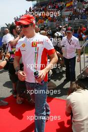 13.05.2007 Barcelona, Spain,  Kimi Raikkonen (FIN), Räikkönen, Scuderia Ferrari - Formula 1 World Championship, Rd 4, Spanish Grand Prix, Sunday