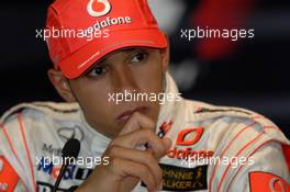 13.05.2007 Barcelona, Spain,  Lewis Hamilton (GBR), McLaren Mercedes - Formula 1 World Championship, Rd 4, Spanish Grand Prix, Sunday Press Conference