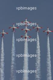 13.05.2007 Barcelona, Spain,  An air display at the circuit - Formula 1 World Championship, Rd 4, Spanish Grand Prix, Sunday