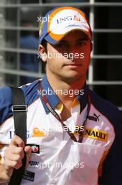 13.05.2007 Barcelona, Spain,  Nelson Piquet Jr (BRA), Test Driver, Renault F1 Team - Formula 1 World Championship, Rd 4, Spanish Grand Prix, Sunday