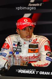 13.05.2007 Barcelona, Spain,  Lewis Hamilton (GBR), McLaren Mercedes - Formula 1 World Championship, Rd 4, Spanish Grand Prix, Sunday Press Conference