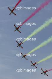 13.05.2007 Barcelona, Spain,  An air display at the circuit - Formula 1 World Championship, Rd 4, Spanish Grand Prix, Sunday