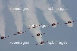 13.05.2007 Barcelona, Spain,  An air display at the circuit - Formula 1 World Championship, Rd 4, Spanish Grand Prix, Sunday