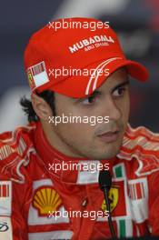 13.05.2007 Barcelona, Spain,  Felipe Massa (BRA), Scuderia Ferrari - Formula 1 World Championship, Rd 4, Spanish Grand Prix, Sunday Press Conference