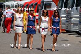 10.05.2007 Barcelona, Spain,  Martini Girls - Formula 1 World Championship, Rd 4, Spanish Grand Prix, Thursday