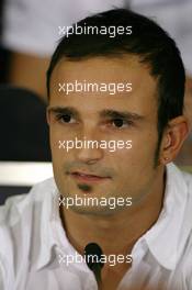 10.05.2007 Barcelona, Spain,  Vitantonio Liuzzi (ITA), Scuderia Toro Rosso - Formula 1 World Championship, Rd 4, Spanish Grand Prix, Thursday Press Conference