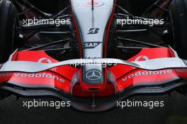 10.05.2007 Barcelona, Spain,  McLaren Mercedes, front wing - Formula 1 World Championship, Rd 4, Spanish Grand Prix, Thursday