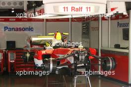 10.05.2007 Barcelona, Spain,  Toyota Racing, TF107 - Formula 1 World Championship, Rd 4, Spanish Grand Prix, Thursday