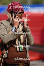 10.05.2007 Barcelona, Spain,  A girl in the paddock - Formula 1 World Championship, Rd 4, Spanish Grand Prix, Thursday