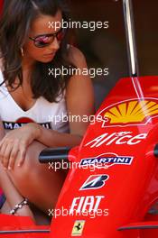 10.05.2007 Barcelona, Spain,  A Martini girl - Formula 1 World Championship, Rd 4, Spanish Grand Prix, Thursday