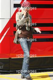 10.05.2007 Barcelona, Spain,  A girl in the paddock - Formula 1 World Championship, Rd 4, Spanish Grand Prix, Thursday