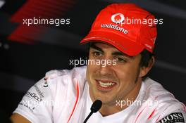 10.05.2007 Barcelona, Spain,  Fernando Alonso (ESP), McLaren Mercedes - Formula 1 World Championship, Rd 4, Spanish Grand Prix, Thursday Press Conference