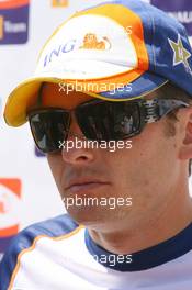 10.05.2007 Barcelona, Spain,  Giancarlo Fisichella (ITA), Renault F1 Team - Formula 1 World Championship, Rd 4, Spanish Grand Prix, Thursday