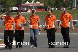 10.05.2007 Barcelona, Spain,  Christijan Albers (NED), Spyker F1 Team - Formula 1 World Championship, Rd 4, Spanish Grand Prix, Thursday