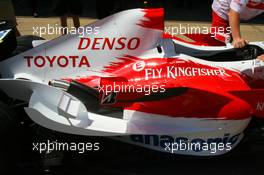 10.05.2007 Barcelona, Spain,  Toyota Racing, TF107 - Formula 1 World Championship, Rd 4, Spanish Grand Prix, Thursday