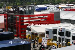 10.05.2007 Barcelona, Spain,  The F1 Paddock - Formula 1 World Championship, Rd 4, Spanish Grand Prix, Thursday